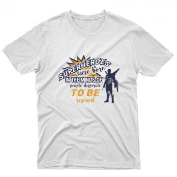 Superheroes were born Unisex Póló