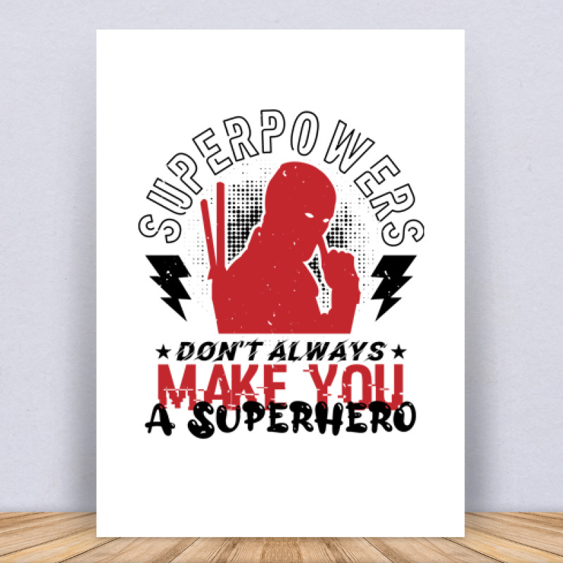 Superpowers, don’t Vászonkép