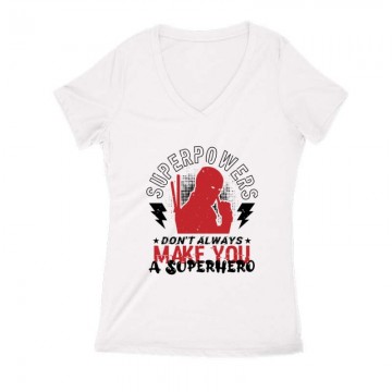 Superpowers, don’t Női V Kivágott póló