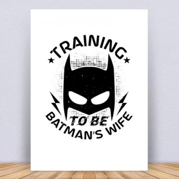 training to be batman’s wife Vászonkép