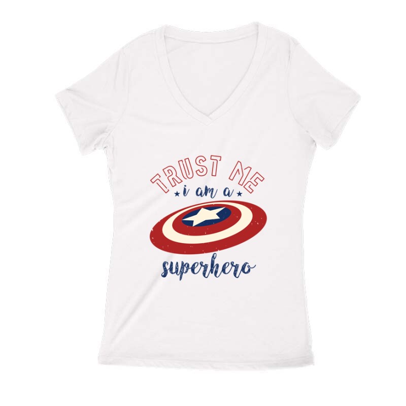 trust me i am Női V Kivágott póló
