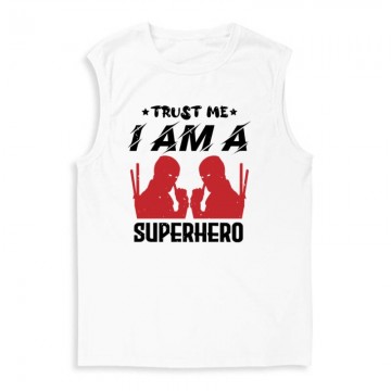 trust me i am a superhero Férfi Trikó