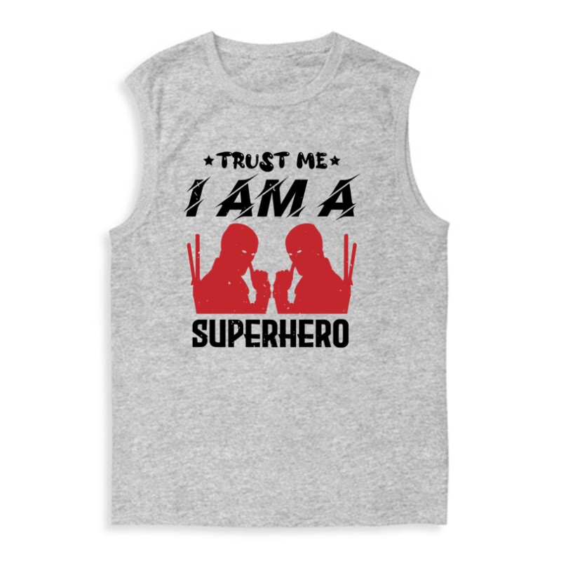 trust me i am a superhero Férfi Trikó
