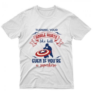 turning your ankle hurts Unisex Póló