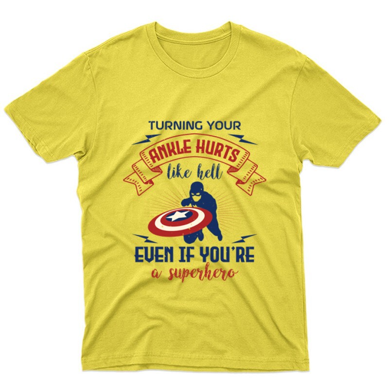 turning your ankle hurts Unisex Póló