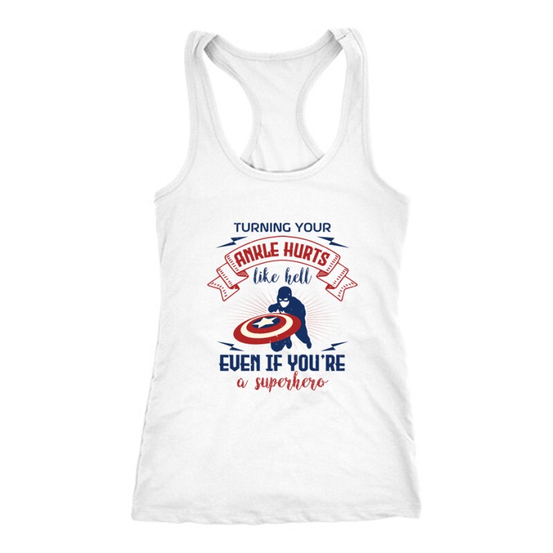 turning your ankle hurts Női Trikó