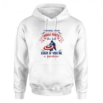 turning your ankle hurts Unisex Kapucnis Pulcsi