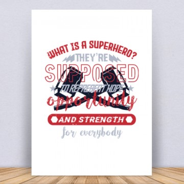 What is a superhero Vászonkép