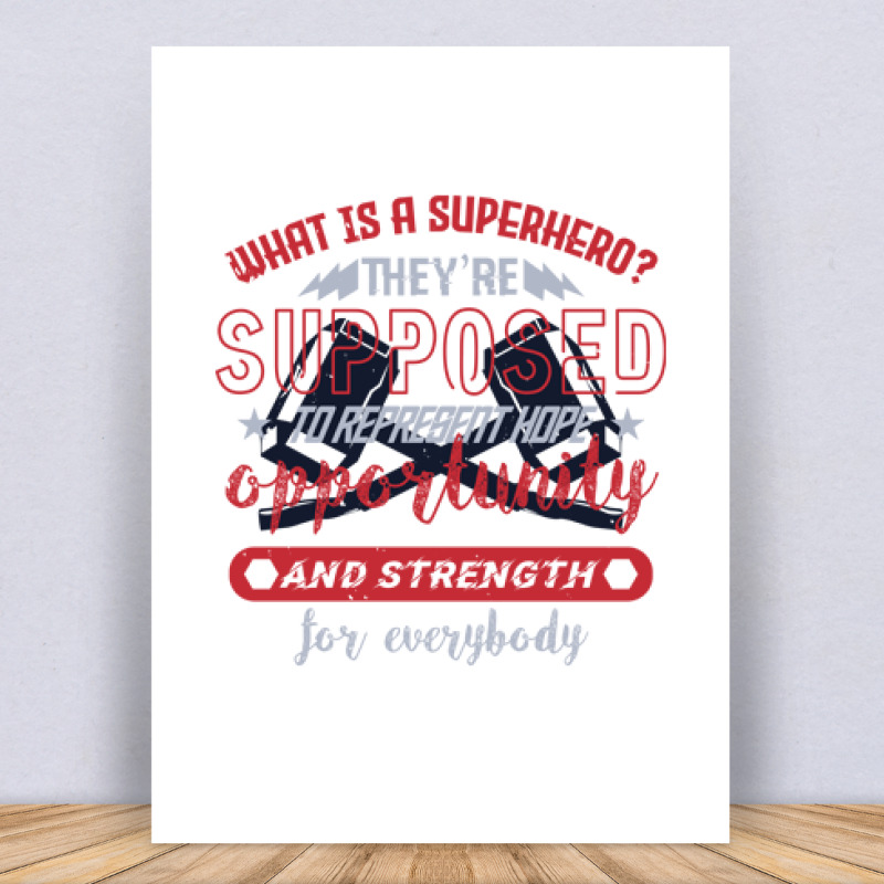 What is a superhero Vászonkép