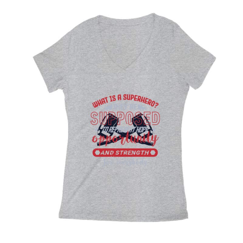 What is a superhero Női V Kivágott póló