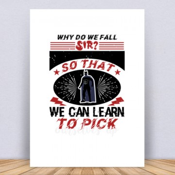 Why do we fall, sir Vászonkép