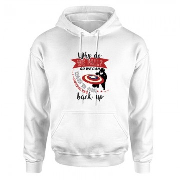 Why do we fall Unisex Kapucnis Pulcsi