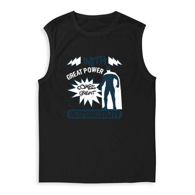 With great power Férfi Trikó