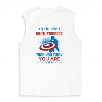 you are much stronger than Férfi Trikó