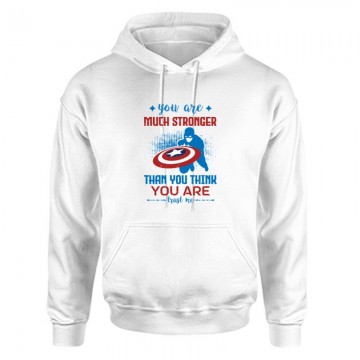 you are much stronger than Unisex Kapucnis Pulcsi