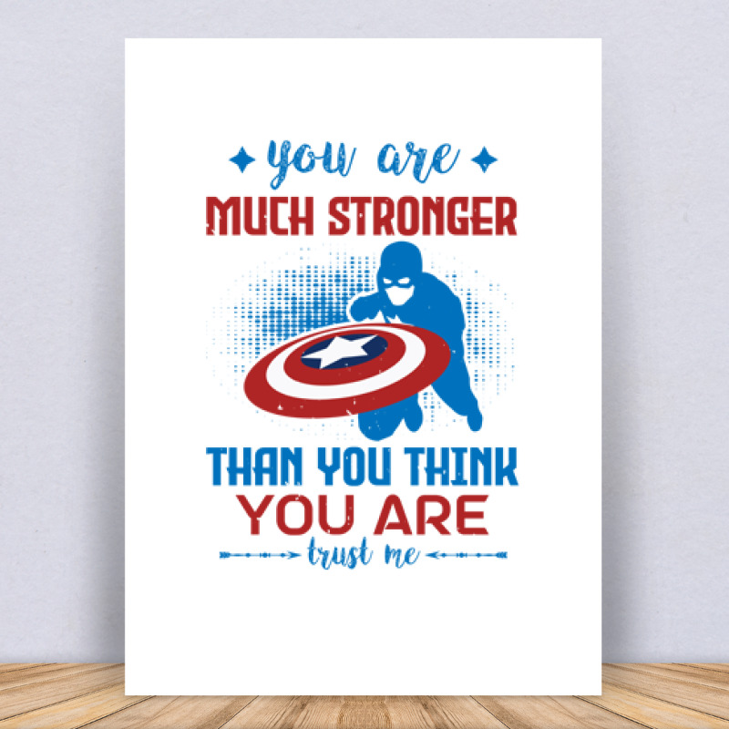 you are much stronger than Vászonkép