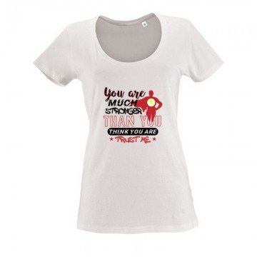 You are much stronger Női O Nyakú Póló