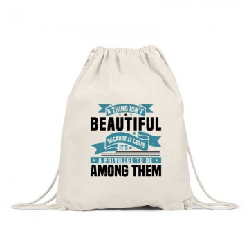 A thing isn’t beautiful Hátizsák