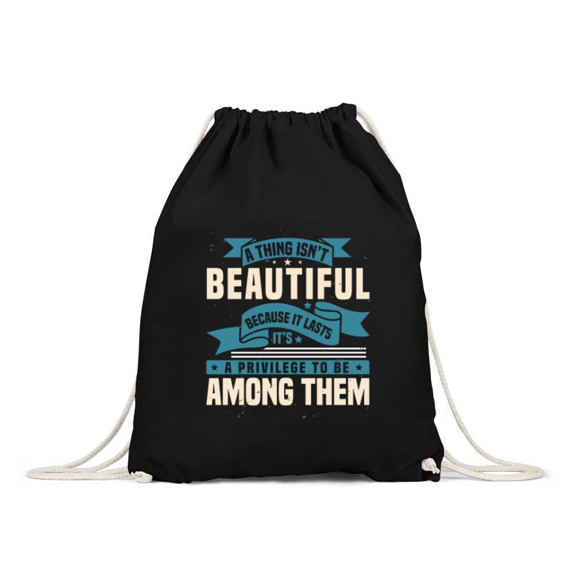 A thing isn’t beautiful Hátizsák