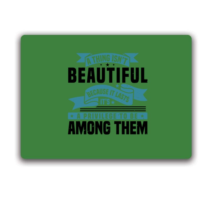 A thing isn’t beautiful Egérpad