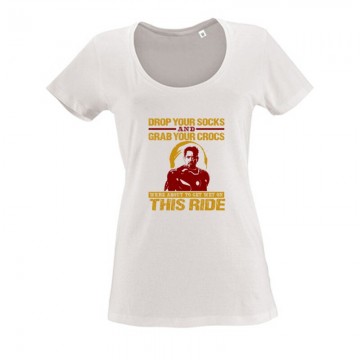 Drop your socks and grab Női O Nyakú Póló