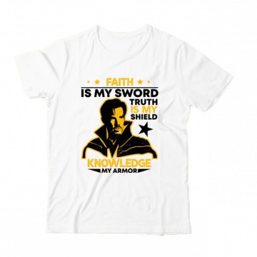Faith is my sword. Truth is Gyermek Póló