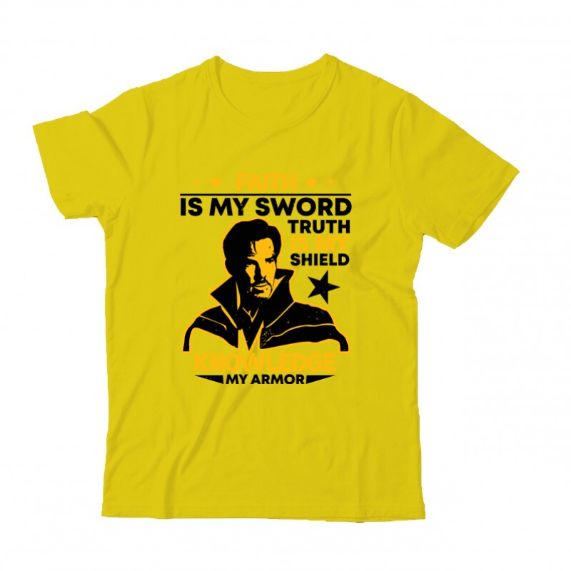 Faith is my sword. Truth is Gyermek Póló