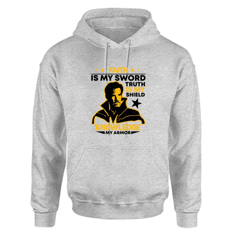 Faith is my sword. Truth is Unisex Kapucnis Pulcsi