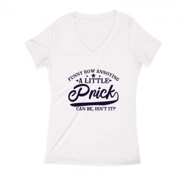 Funny how annoying Női V Kivágott póló