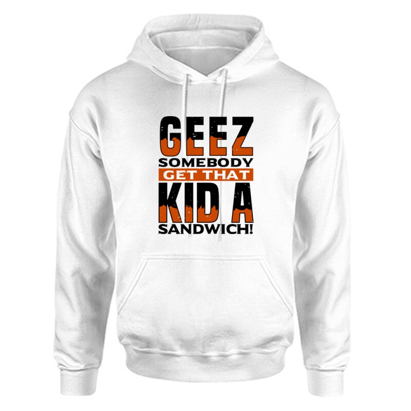 Geez, somebody get that Unisex Kapucnis Pulcsi