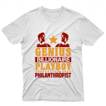 Genius. Billionaire. Playboy Unisex Póló