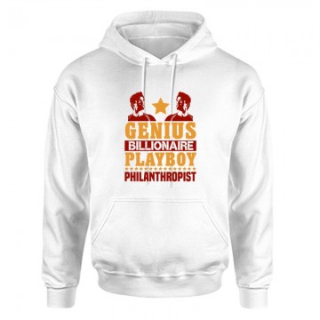 Genius. Billionaire. Playboy Unisex Kapucnis Pulcsi