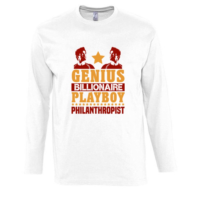Genius. Billionaire. Playboy Hosszú Ujjú Póló