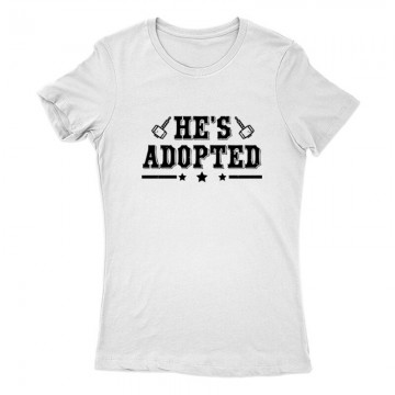 He’s adopted Női Póló