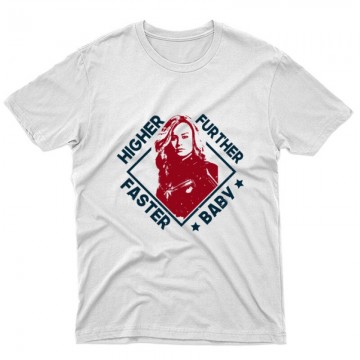 Higher, further, faster, baby Unisex Póló