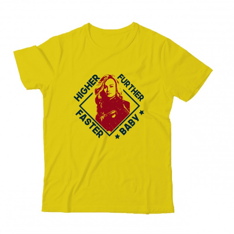 Higher, further, faster, baby Gyermek Póló