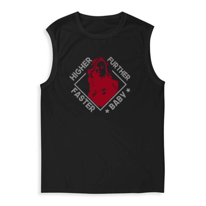 Higher, further, faster, baby Férfi Trikó