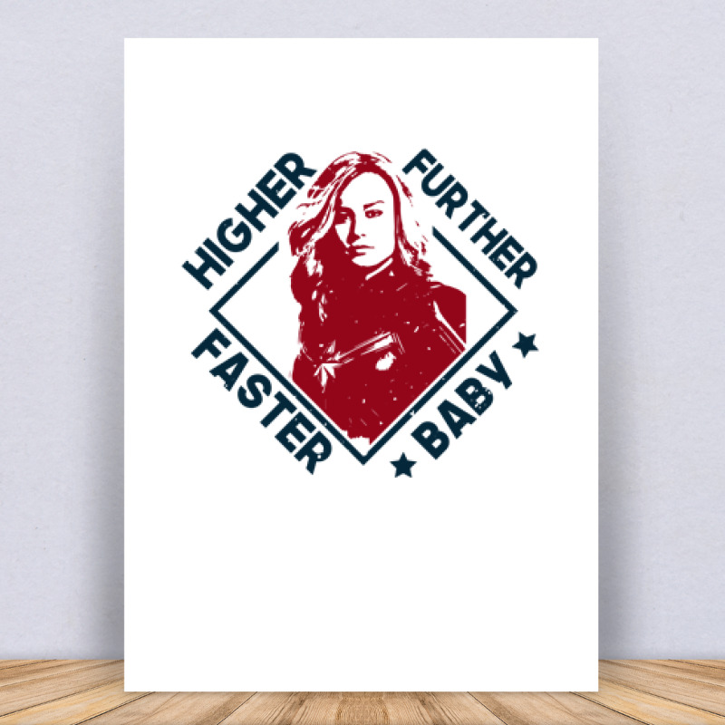 Higher, further, faster, baby Vászonkép