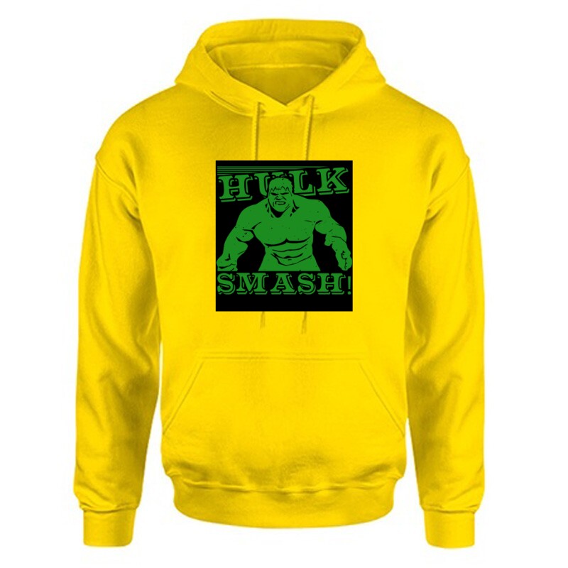 Hulk smash! Unisex Kapucnis Pulcsi