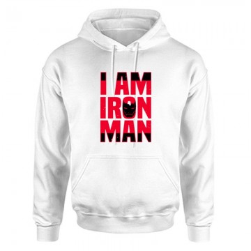 I am Iron Man Unisex Kapucnis Pulcsi