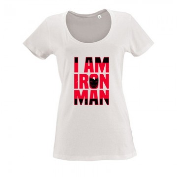 I am Iron Man Női O Nyakú Póló