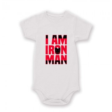 I am Iron Man Baby Body