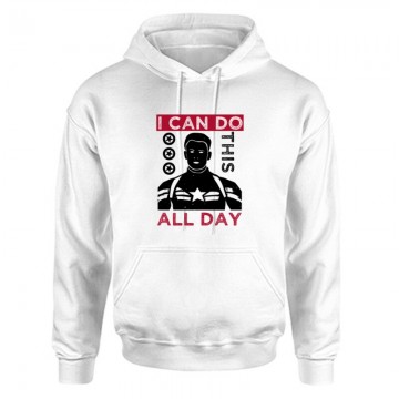 I can do this all day Unisex Kapucnis Pulcsi