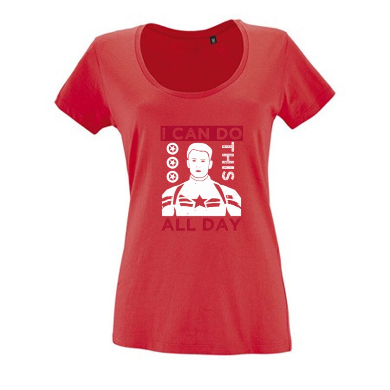 I can do this all day Női O Nyakú Póló