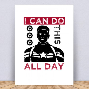 I can do this all day Vászonkép