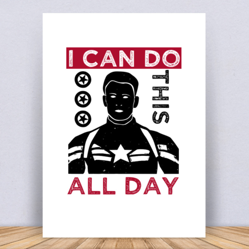 I can do this all day Vászonkép