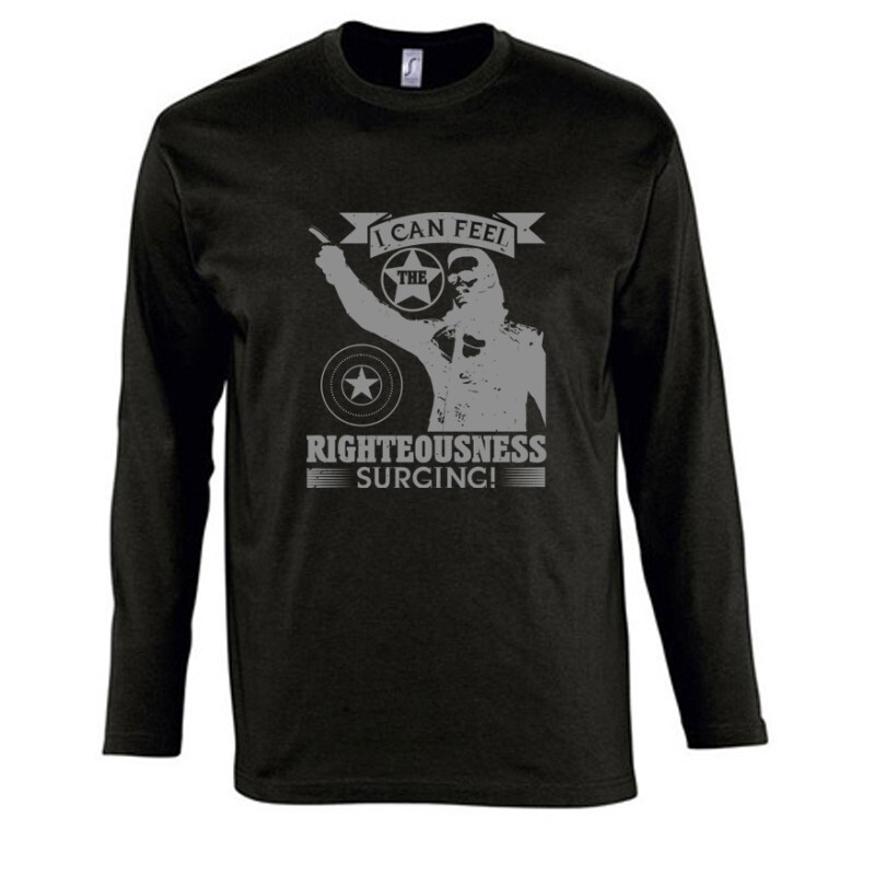 I can feel the righteousness surging! Hosszú Ujjú Póló