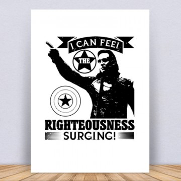 I can feel the righteousness surging! Vászonkép