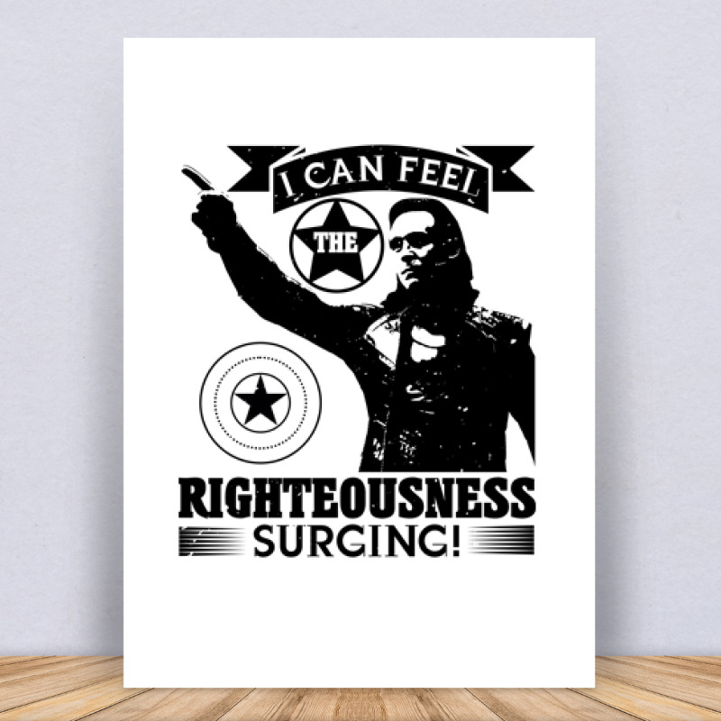 I can feel the righteousness surging! Vászonkép
