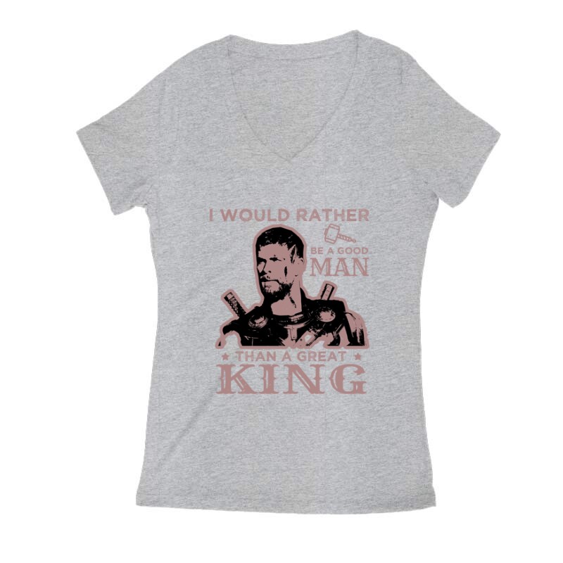I would rather be a good Női V Kivágott póló